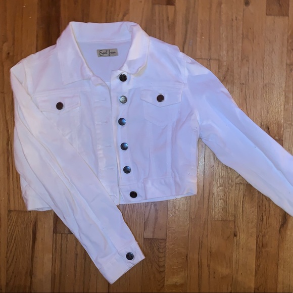 EARL JEAN WHITE DENIM JACKET - Picture 2 of 7